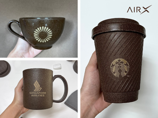 Ly làm từ bã cà phê giúp nâng cao hình ảnh doanh nghiệp